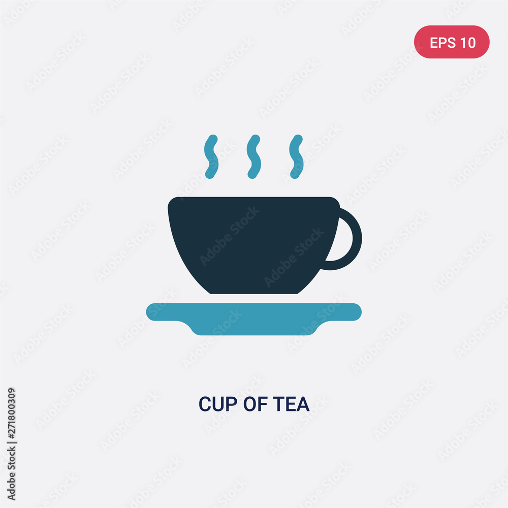 Free Vector  A cup of tea in purple colour