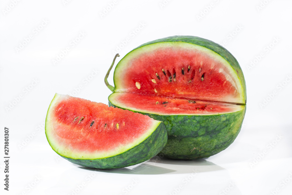 watermelon isolated on white background - Image