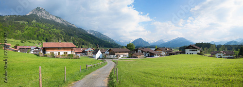 Ferienort Rubi bei Oberstdorf mit Spazierweg photo