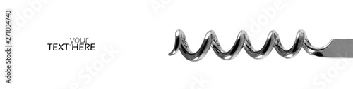 Photos Cork screw with the copy space