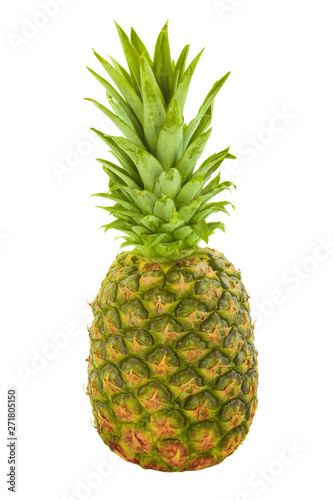 fresh pineapple isolated on white background