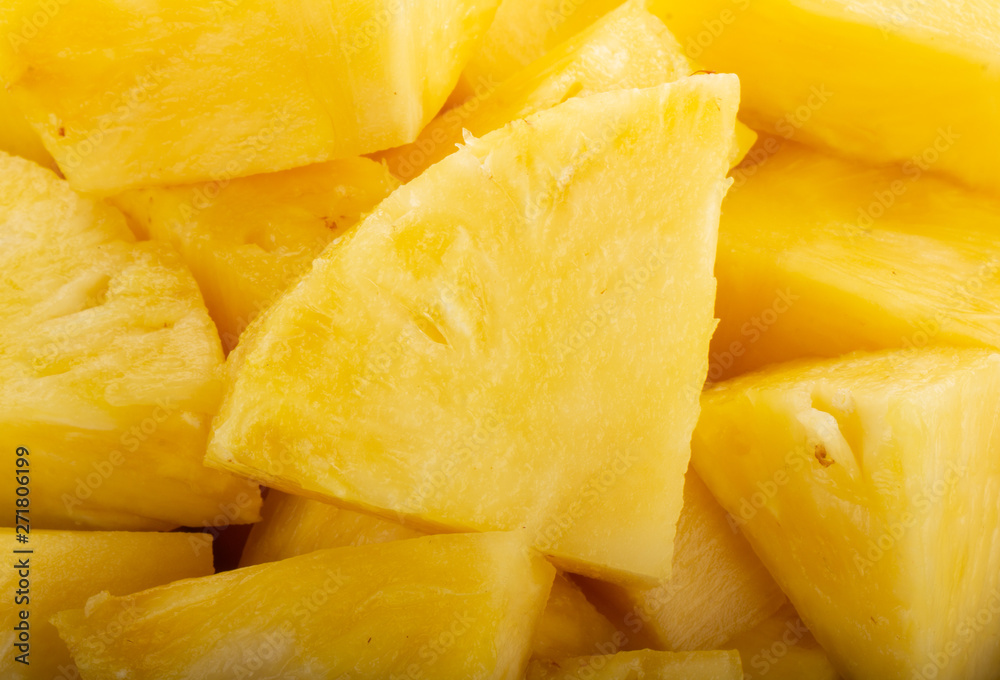 heap of slices of pineapple background heap of slices of pineapple background
