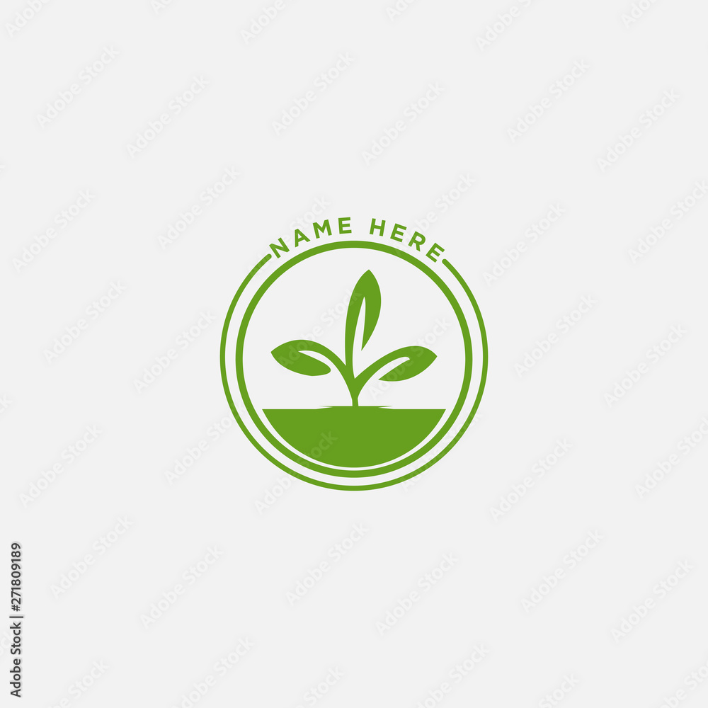 green leaf logo icon vector design green leaf logo icon vector design