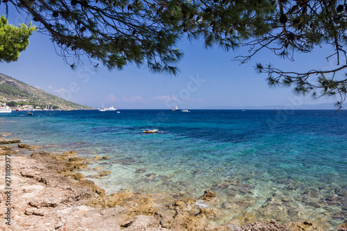 Croatia, seascape, Brac island, Adriatic sea, Dalmatia