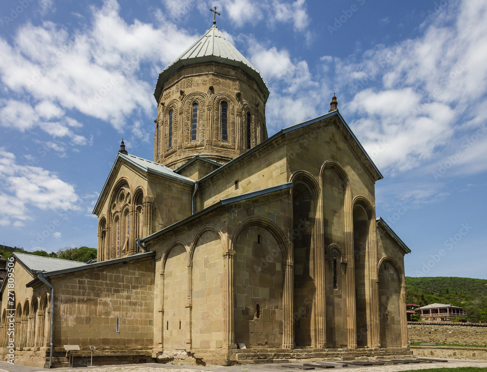 Georgia, Mtskheta town. Svetitskhoveli Cathedral church. UNESCO World Heritage.