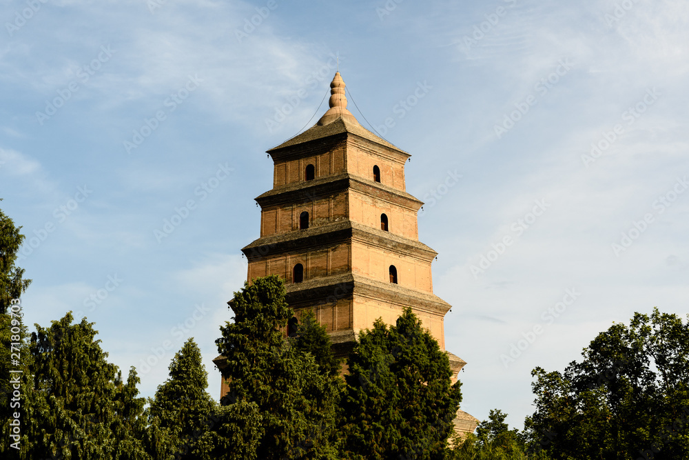 Giant Wild Goose Pagoda in Xi'an, China Giant Wild Goose Pagoda in Xi'an, China