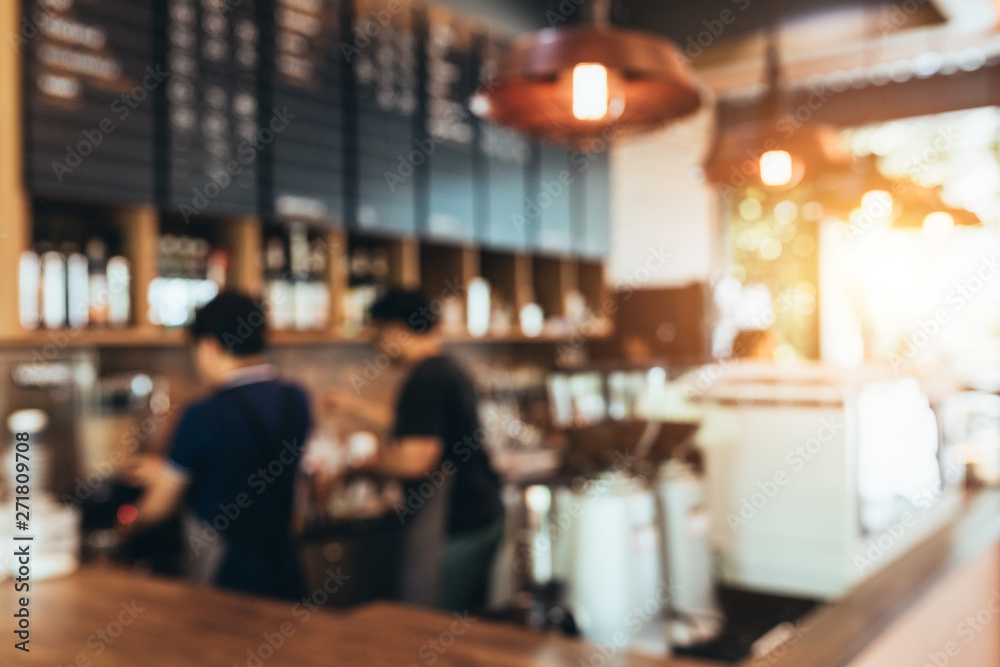 Blurred background made with Vintage Tones,Coffee shop blur background with Coffee  Shop Bar Counter Cafe Restaurant Relaxation Concept. Stock Photo | Adobe  Stock