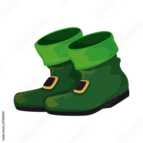 leprechaun boots saint patrick day