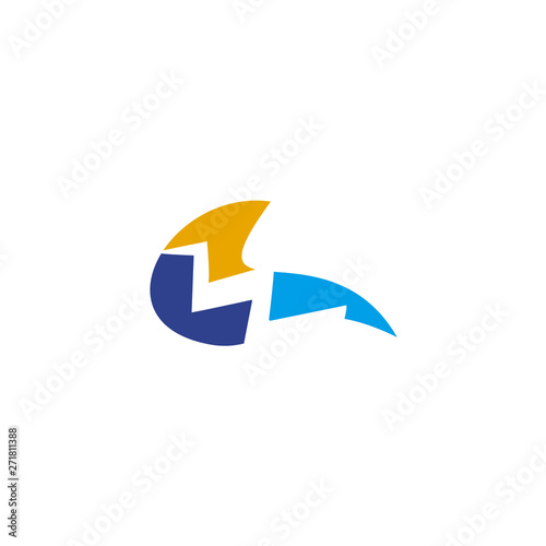 Free Download Wave icon logo design vector template - GFXLoad