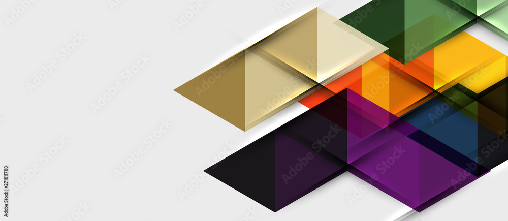 Triangle geometrical modern business presentation design template Triangle geometrical modern business presentation design template