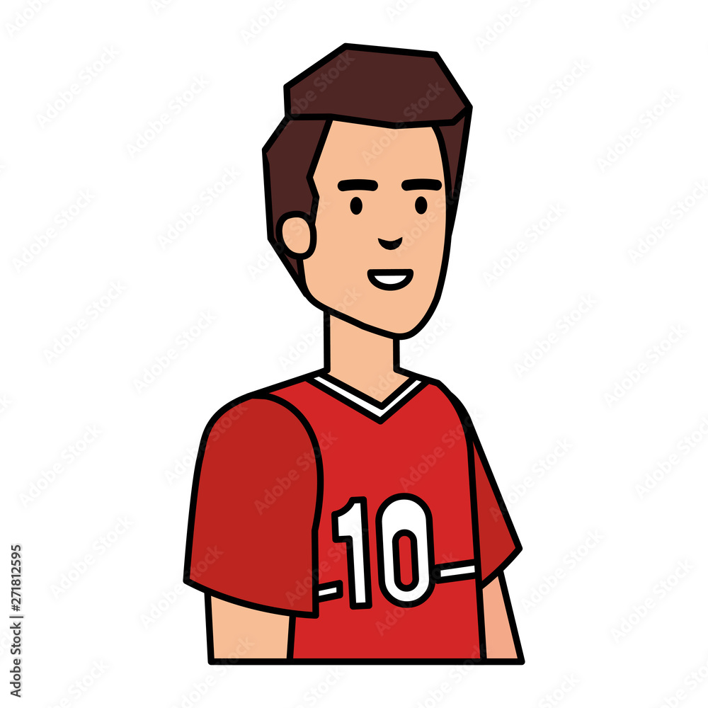 young man avatar character vector illustration young man avatar character vector illustration