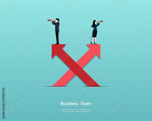 Business team men and woman