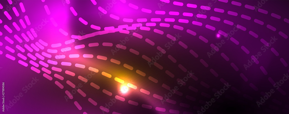 Shiny neon lines techno magic futuristic background, magic energy space light concept, abstract background wallpaper design Shiny neon lines techno magic futuristic background, magic energy space light concept, abstract background wallpaper design