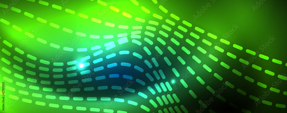 Smooth wave lines on blue neon color light background. Glowing abstract wave on dark, shiny motion, magic space light Smooth wave lines on blue neon color light background. Glowing abstract wave on dark, shiny motion, magic space light