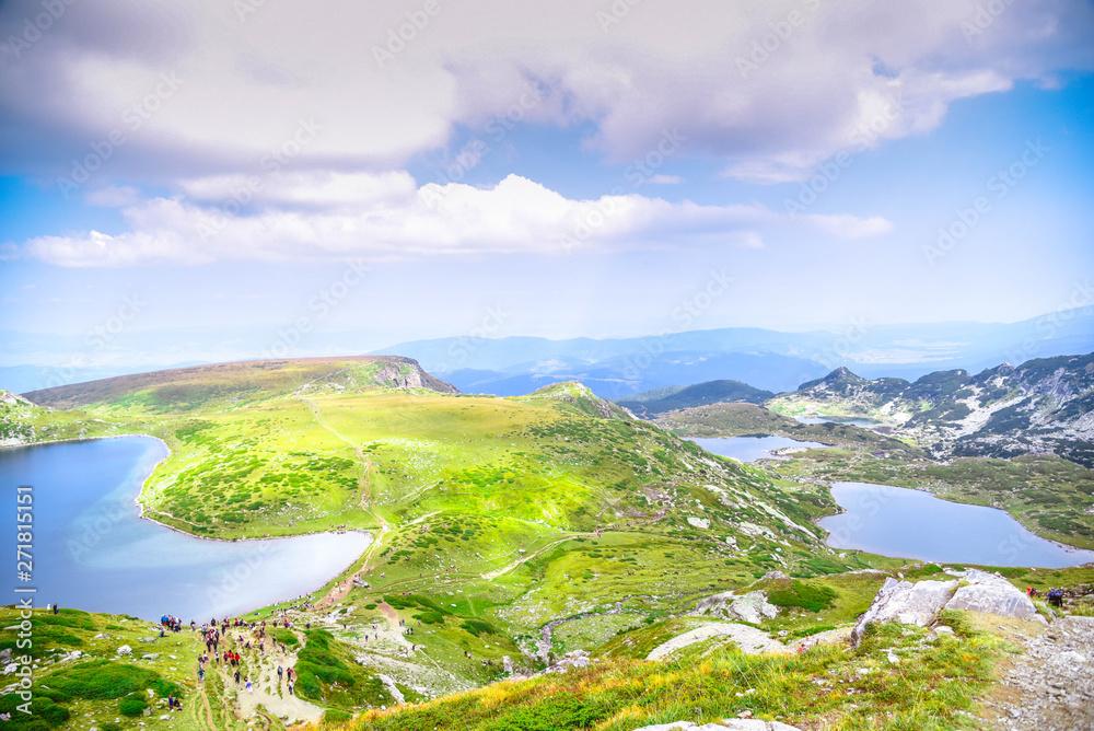 Obraz premium The view from Rila mountain