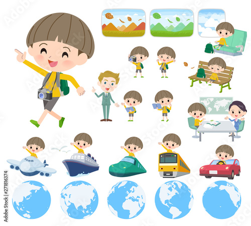 Yellow clothing boy_travel