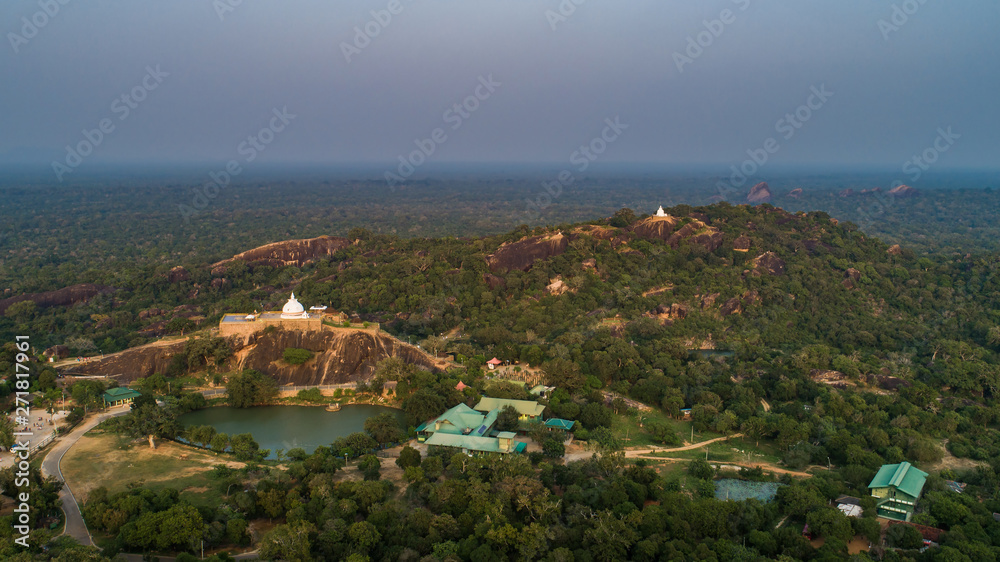 Sithulpawwa Rajamaha Viharaya - an ancient Buddhist monastery located in Hambantota District, South Eastern Sri Lanka.
