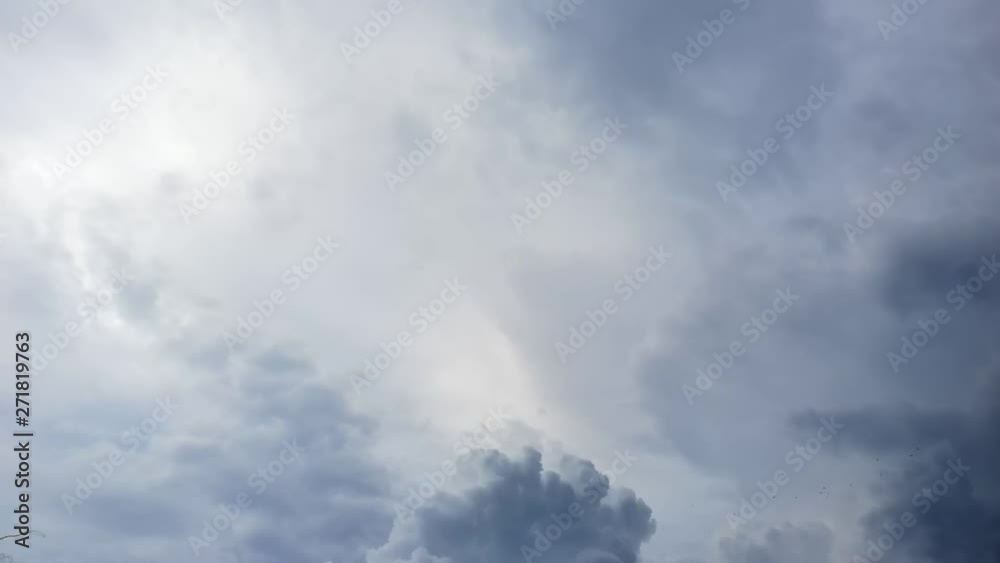 Time-lapse video,The sky with white clouds on a bright day Time-lapse video,The sky with white clouds on a bright day