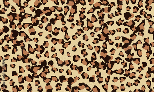 Leopard print design. Animal skin pattern.