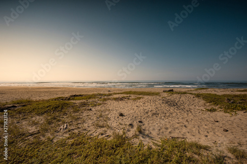 sunset on the beach