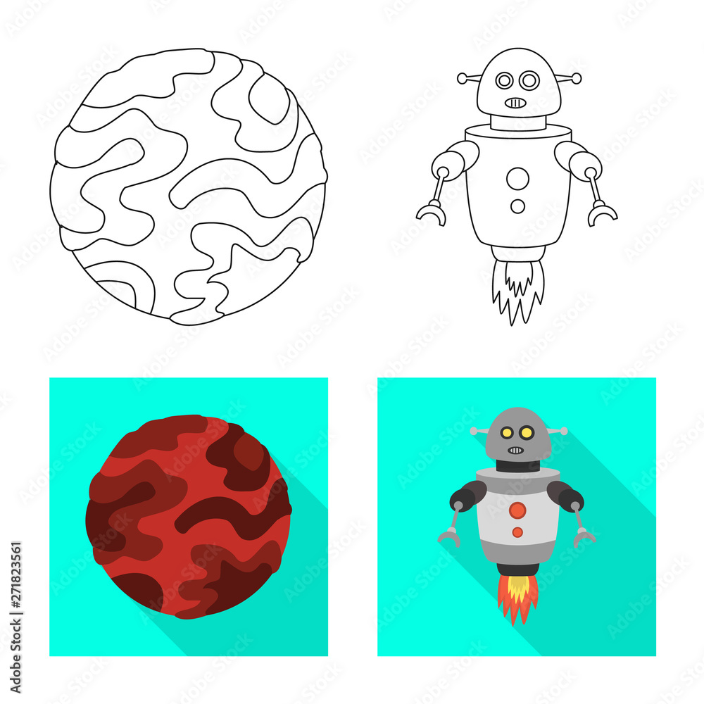 Isolated object of astronomy and technology logo. Set of astronomy and sky stock symbol for web. Isolated object of astronomy and technology logo. Set of astronomy and sky stock symbol for web.