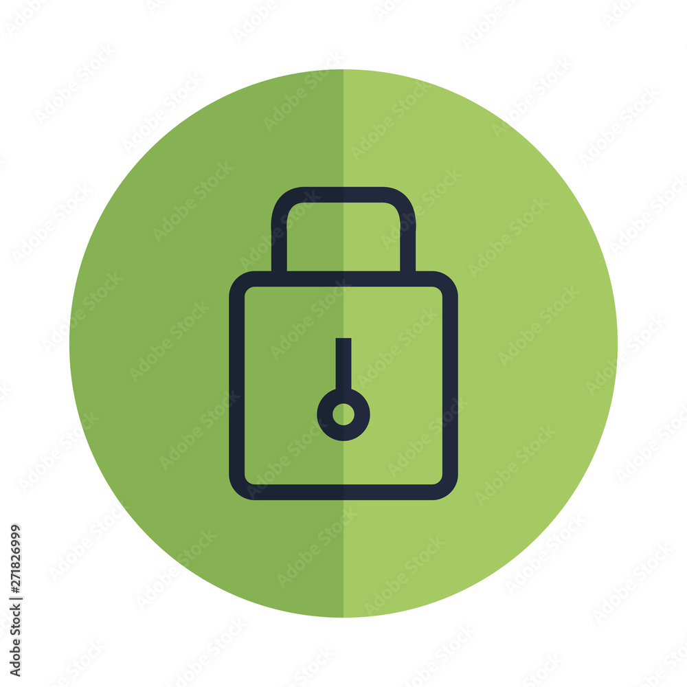 safe secure padlock isolated icon safe secure padlock isolated icon