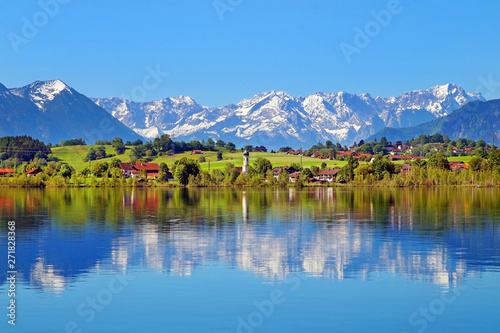 Der Riegsee in Oberbayern photo