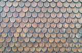 Holzfassade einer Hütte im Allgäu
