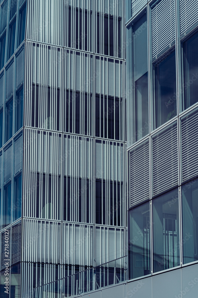 Modern office building facade Modern office building facade