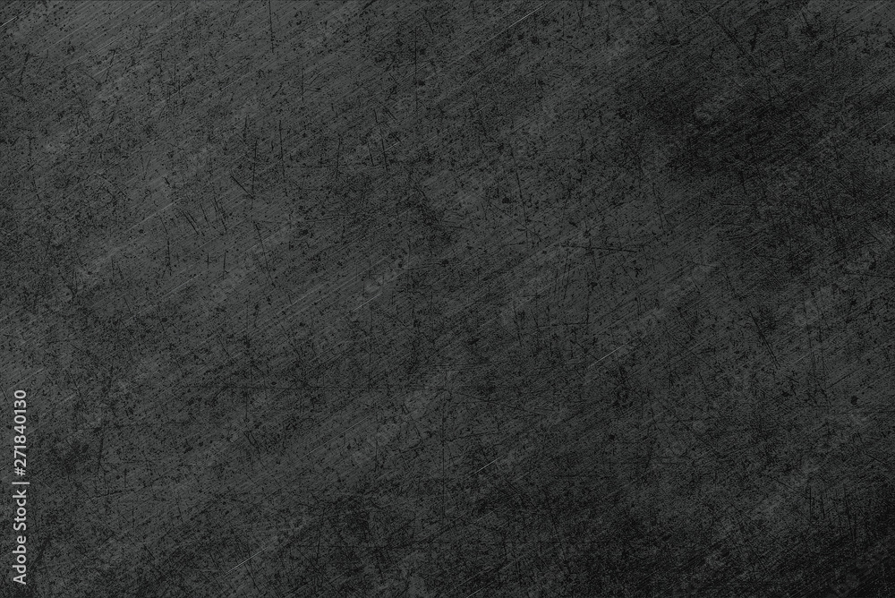 Fototapeta premium Brushed dark metal texture.