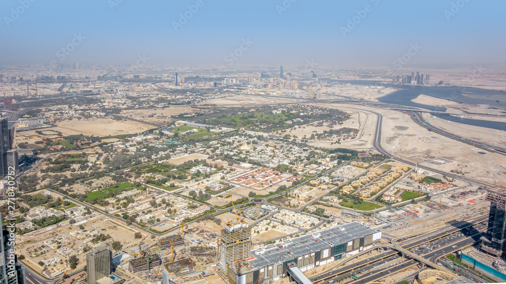 Dubai aerial view