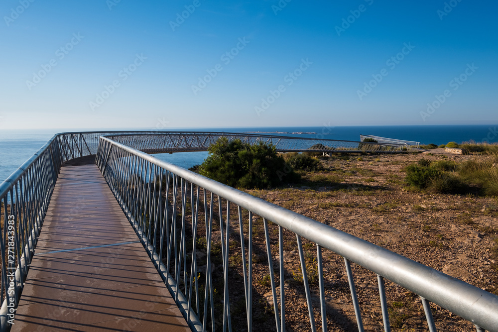 Fototapeta premium Santa Pola lighthouse viewpoint