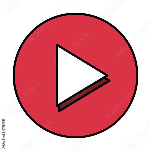 play button media player icon