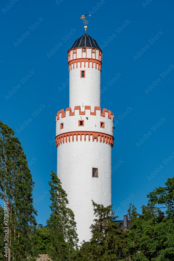 Der Turm des Schlosses von Bad Homburg im Taunus