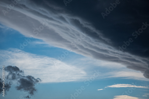 Dark and white clouds, abstract natural background