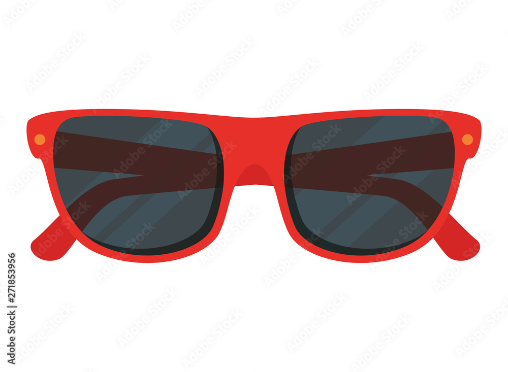 summer sunglasses accessory isolated icon