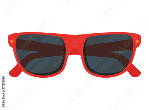 summer sunglasses accessory isolated icon