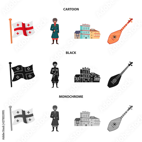 Vector design of culture and sightseeing icon. Collection of culture and originality stock vector illustration.