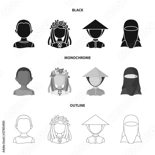 Isolated object of imitator and resident symbol. Collection of imitator and culture vector icon for stock.