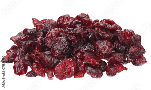 Cranberry isolated on a white background. Food