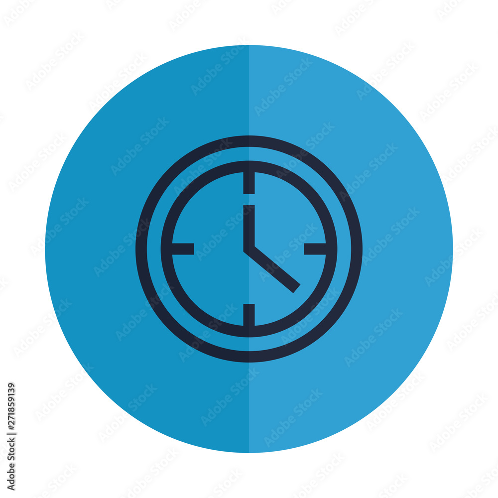 time clock watch isolated icon time clock watch isolated icon
