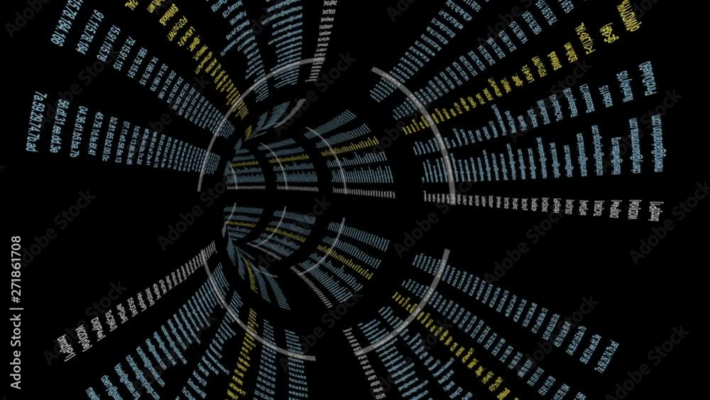Data Stream 1031: A streaming data tunnel of hacked email addresses, passwords and ip numbers (Loop). 