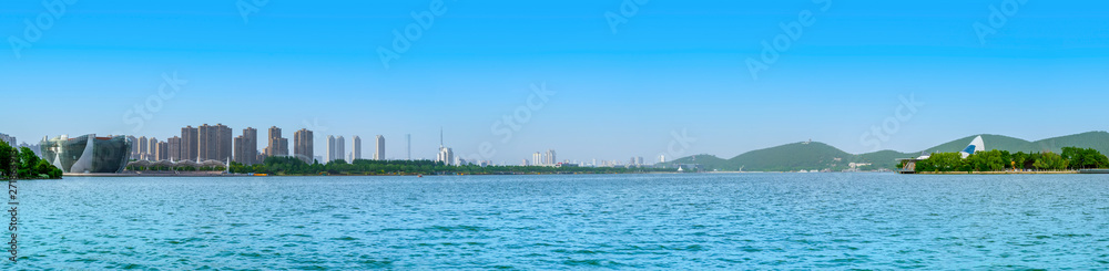 Landscape Scenery of Yulong Lake in Xuzhou..