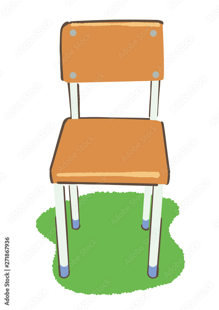 椅子 教室の椅子 イラスト Stock イラスト Adobe Stock