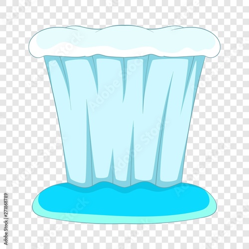 Waterfall icon. Cartoon illustration of waterfall vector icon for web