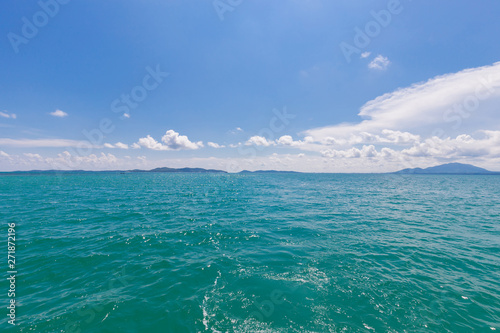 Beautiful landscape view from samet island in Thailand. Summer concept for background.