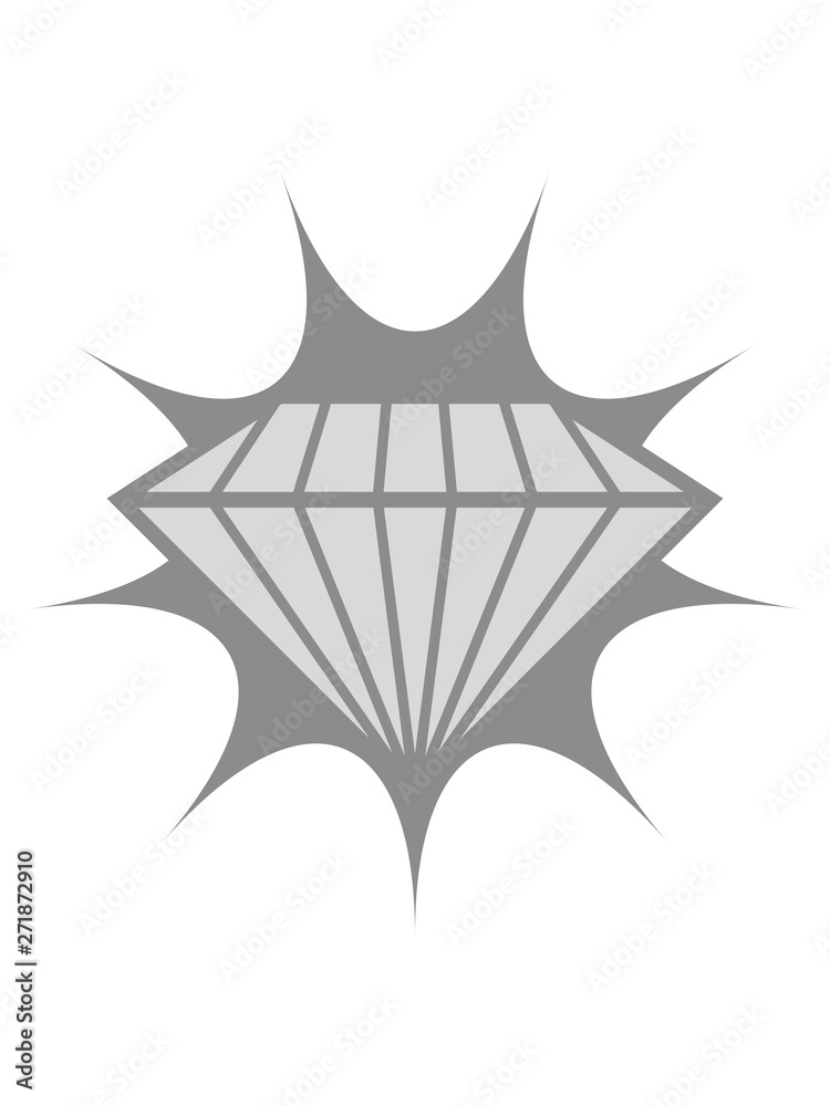 rubin diamant edelstein wertvoll reich strahlen klunker schmuck leuchten  saphir logo design clipart Stock Illustration | Adobe Stock