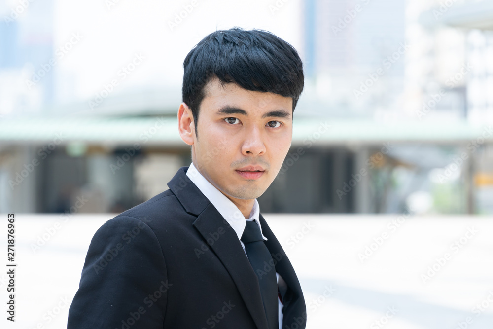 Asian Business man in the formal suit. Asian Business man in the formal suit.