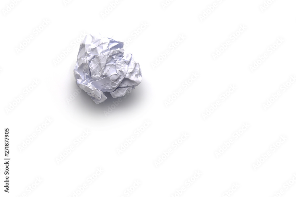 Obraz premium crumpled paper ball