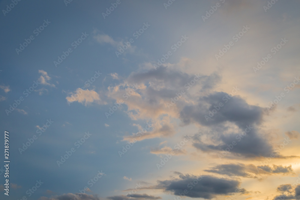 clouds and sky before sunset background